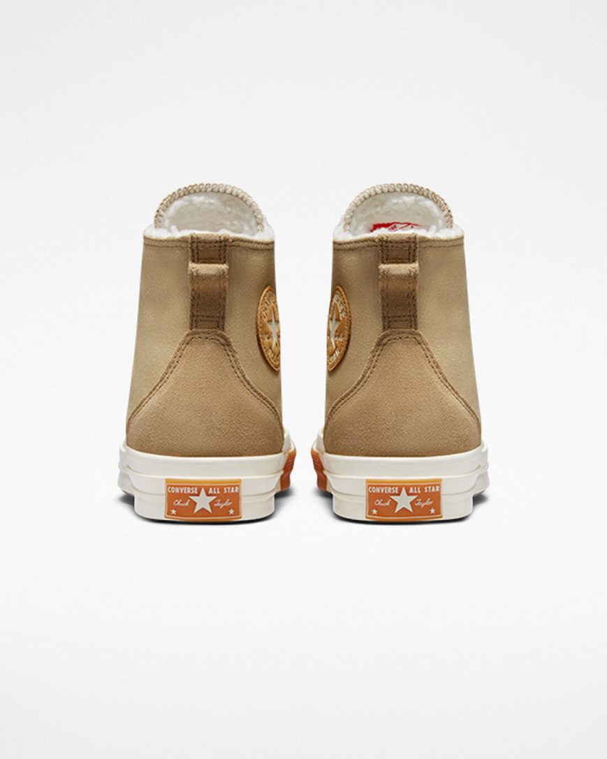 Men's Converse Chuck 70 Lined Colorblock High Top Shoes Khaki | AU 503E4N